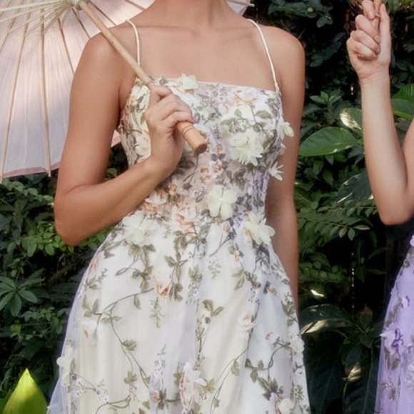 Andrea and Leo Dresses & Skirts - NEW LONG OFF THE SHOULDER SLEEVELESS DRESS WITH STRAPS LACE UP BACK AL A1138